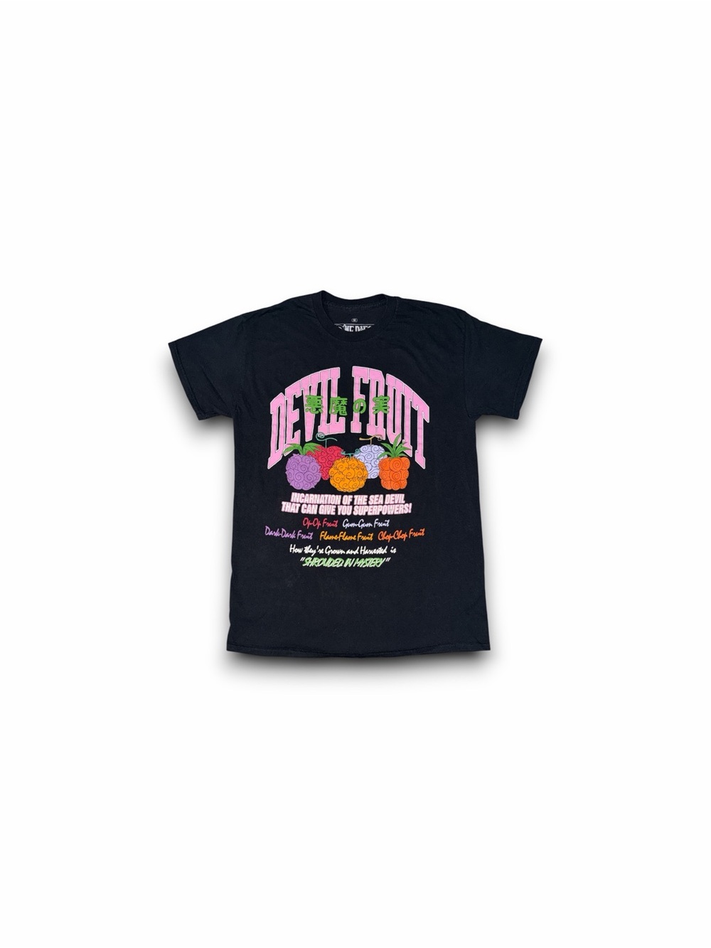 One Piece Devil Fruit Graphic Tee Adult Mens Medium Anime T-Shirt Hot Topic